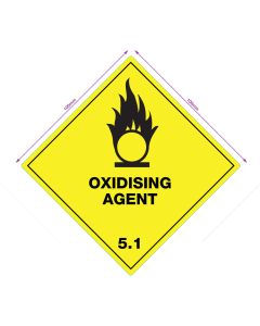 OXIDISING - WARNING DIAMOND