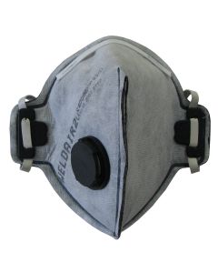 Foldable Carbon/Valved Dust Mask