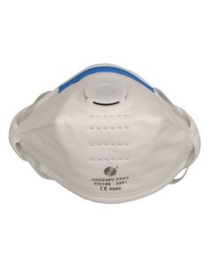 FOLDABLE VALVED DUST MASK