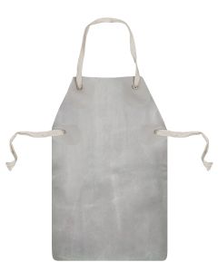 CHROME LEATHER APRON & TIES (24" X 42")