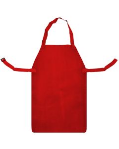 RED LEATHER APRON & BUCKLE (24" X 36")