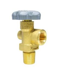 Oxygen gas cylinder valve 