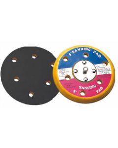 5" SANDING PAD(VELCRO FACE, 6 HOLES)