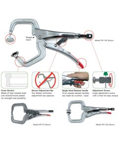 STRONG HAND LOCKING C-CLAMPS